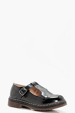 Boohoo Ebony Chunky Mary Jane Flat