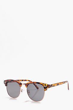 Boohoo Retro Tortoise Shell Sunglasses