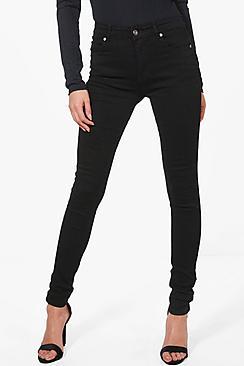 Boohoo Rhona Black Skinny Jeans
