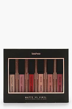 Boohoo Matte Vs Vinyl Mini Lip Set
