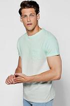 Boohoo Dip Dye Faded Ombre T-shirt