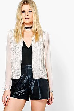 Boohoo Annabel Boutique Embellished Jacket
