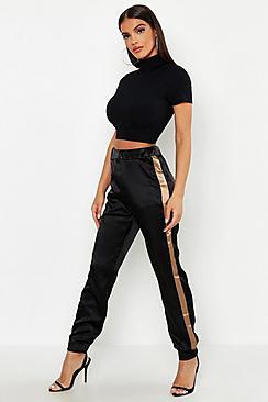 Boohoo Satin Jogger