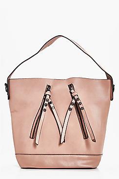 Boohoo Kate Zip Detail Day Bag