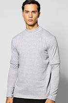 Boohoo Faux Layer T Shirt With Turtle Neck