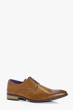 Boohoo Smart Shoes With Perforation Detail