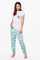 Boohoo Tall Siana Polar Bear T-shirt & Trouser Set
