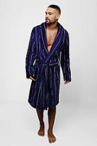 Boohoo Vertical Stripe Dressing Gown