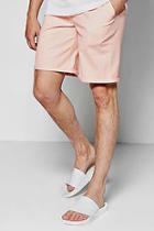 Boohoo Pink Wide Leg Chino Shorts