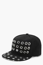 Boohoo Darcey Large Eyelet Baseball Cap