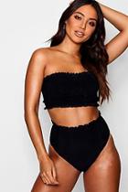 Boohoo Portugal Ribbed Bandeau Bikini