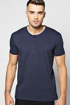 Boohoo Grandad Neck T Shirt