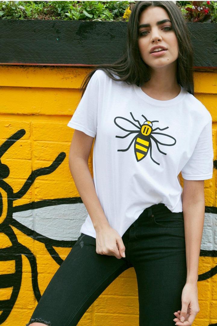 Boohoo Mcr Charity Tee - 100% Of Profits Donated To Emergency Fund White