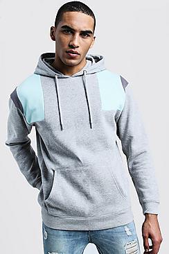 Boohoo Shoulder Detail Loose Fit Hoodie