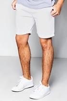 Boohoo White Plain Chino Shorts