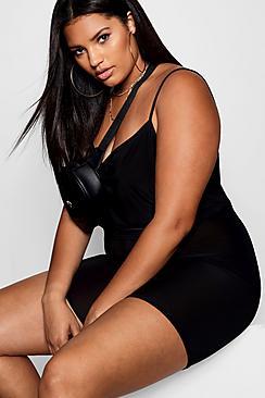 Boohoo Plus Dina Slinky Cycling Short