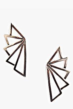 Boohoo Maisie Spiked Earrings
