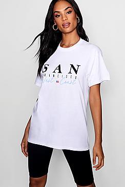 Boohoo Tall San Francisco Slogan Tee