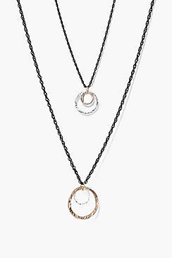 Boohoo Circle Multilayer Charm