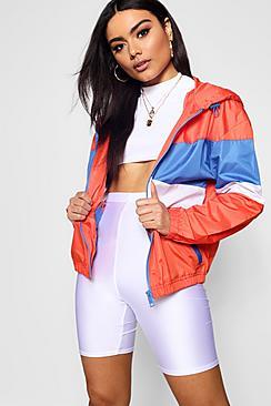 Boohoo Colour Block Sports Jacket