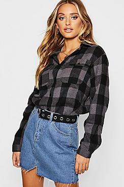 Boohoo Oversized Checked Lumberjack Shirt