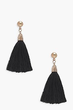 Boohoo Charlotte Cased Tassel Earrings