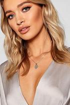 Boohoo Sovereign Pendant Necklace