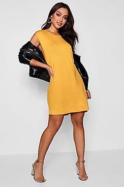 Boohoo Drop Armhole T-shirt Dress
