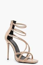 Boohoo Poppy Strappy Cage Sandals
