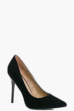 Boohoo Natasha Pointed Glitter Sole Sandal