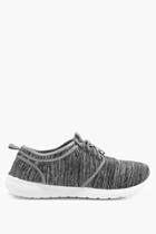 Boohoo Space Dye Running Trainer Grey