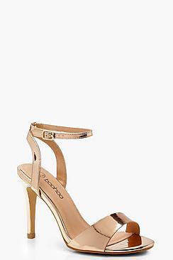 Boohoo Wide Fit 2 Part Side Panel Heels