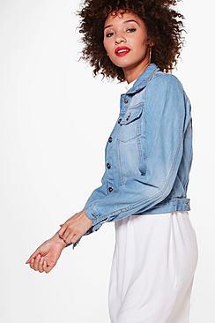 Boohoo Emily Slim Fit Denim Jacket