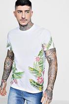 Boohoo Floral Side Print T-shirt