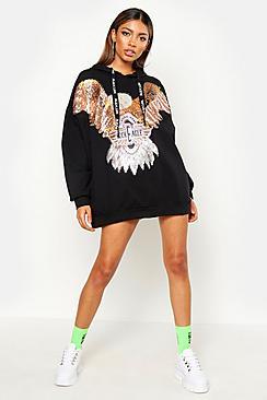 Boohoo Eagle Sweat