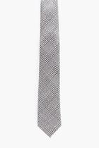 Boohoo Prince Of Wales Check Skinny Tie