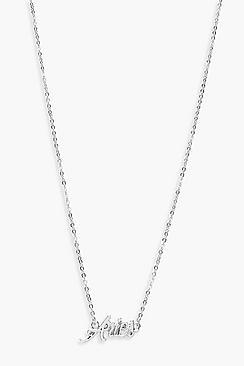 Boohoo Yasmin Aries Star Sign Necklace