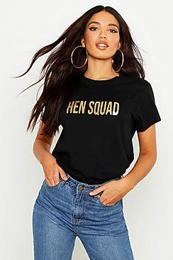 Boohoo Hen Squad Tee
