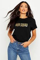 Boohoo Hen Squad Tee