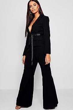 Boohoo Tailored Kick Flare Trouser
