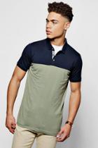 Boohoo Short Sleeve Polo T-shirt Green