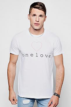 Boohoo Charity One Love T-shirt