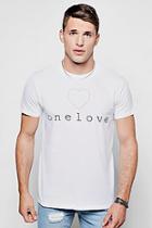 Boohoo Charity One Love T-shirt