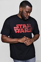 Boohoo Big And Tall Star Wars License T-shirt
