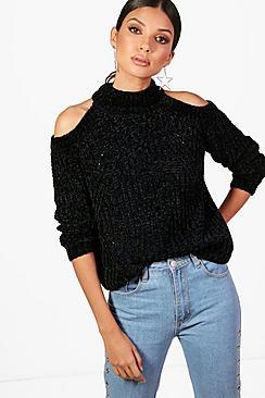 Boohoo Tall Cold Colder Chenille Jumper