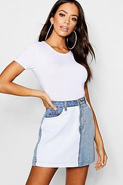 Boohoo Denim Skirt
