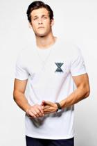 Boohoo East Side Print T-shirt White