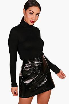 Boohoo Katie Roll Neck Knitted Jumper
