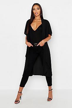 Boohoo Woven Waterfall Kimono