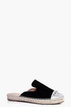 Boohoo Sophie Stud Cap Mule Espadrille